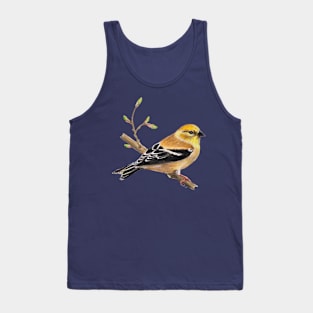 American Goldfinch painting (female) Tank Top